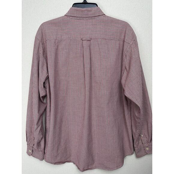 American Eagle Outfitters Men’s Shirt XXL Plaid Chambray Long Sleeve Button - Picture 7 of 11